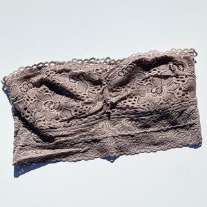 Altar'd State Tan Lace Top Women's Large Bohemian Boho Western 70s Summer